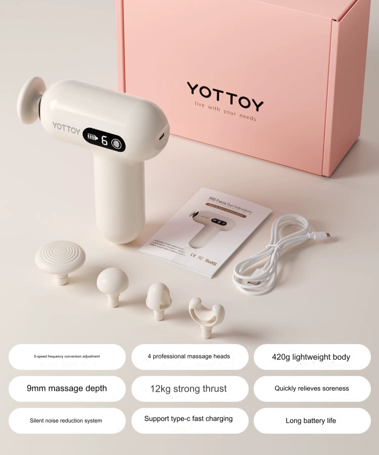 Portable Fascia Massage Gun - 6-Speed-3