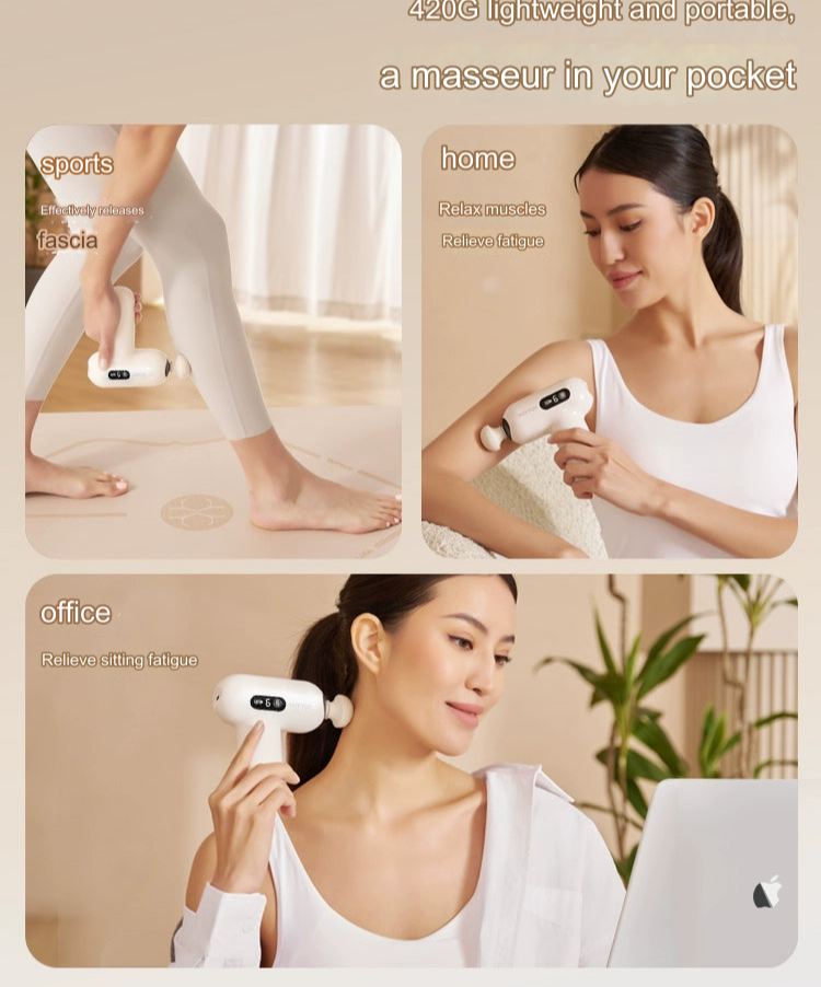 Portable Fascia Massage Gun - 6-Speed-2