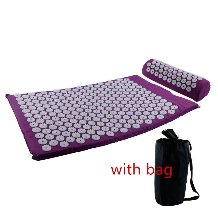 Acupressure Yoga Mat & Pillow Set for Stress Relief-1