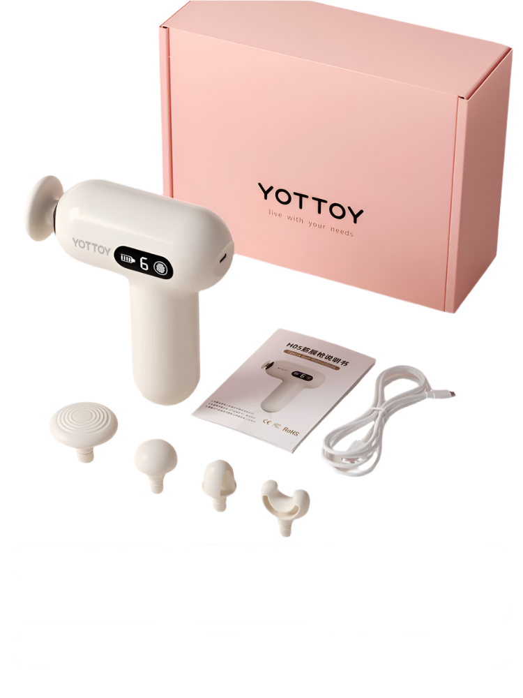 Portable Fascia Massage Gun - 6-Speed-0