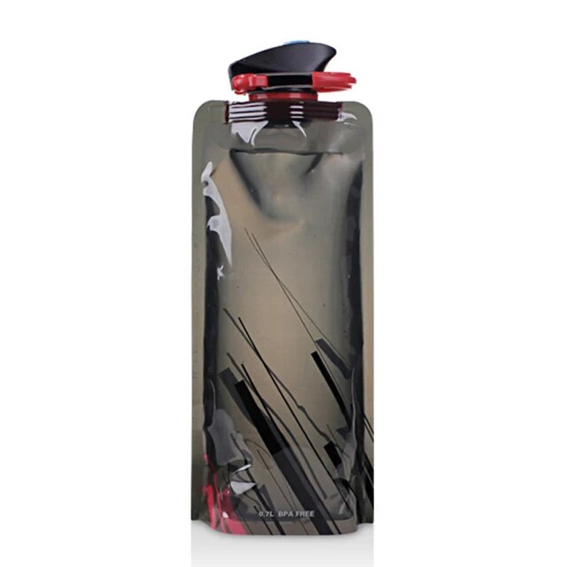 700mL Reusable Lightweight Collapsible Folding Water Bottle-7