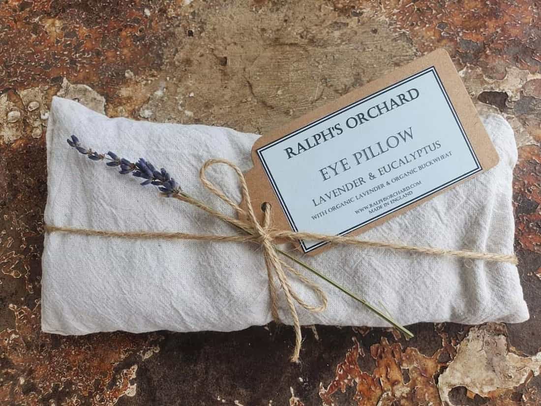 Lavender Eye Pillow – Aromatherapy for Sleep, Yoga & Headache Relief-2